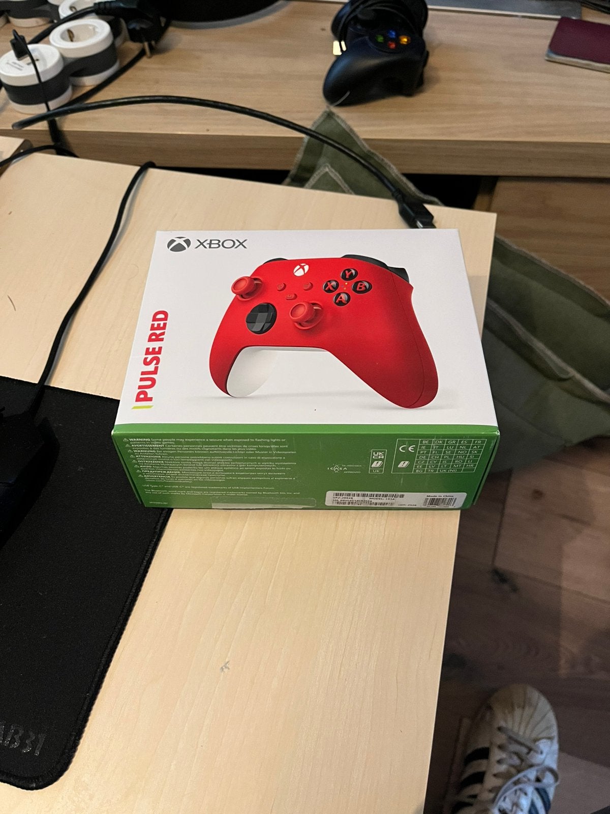 Xbox controller 1x gebruikt, Xbox One, Ophalen of Verzenden, Zo goed als nieuw, Controller
