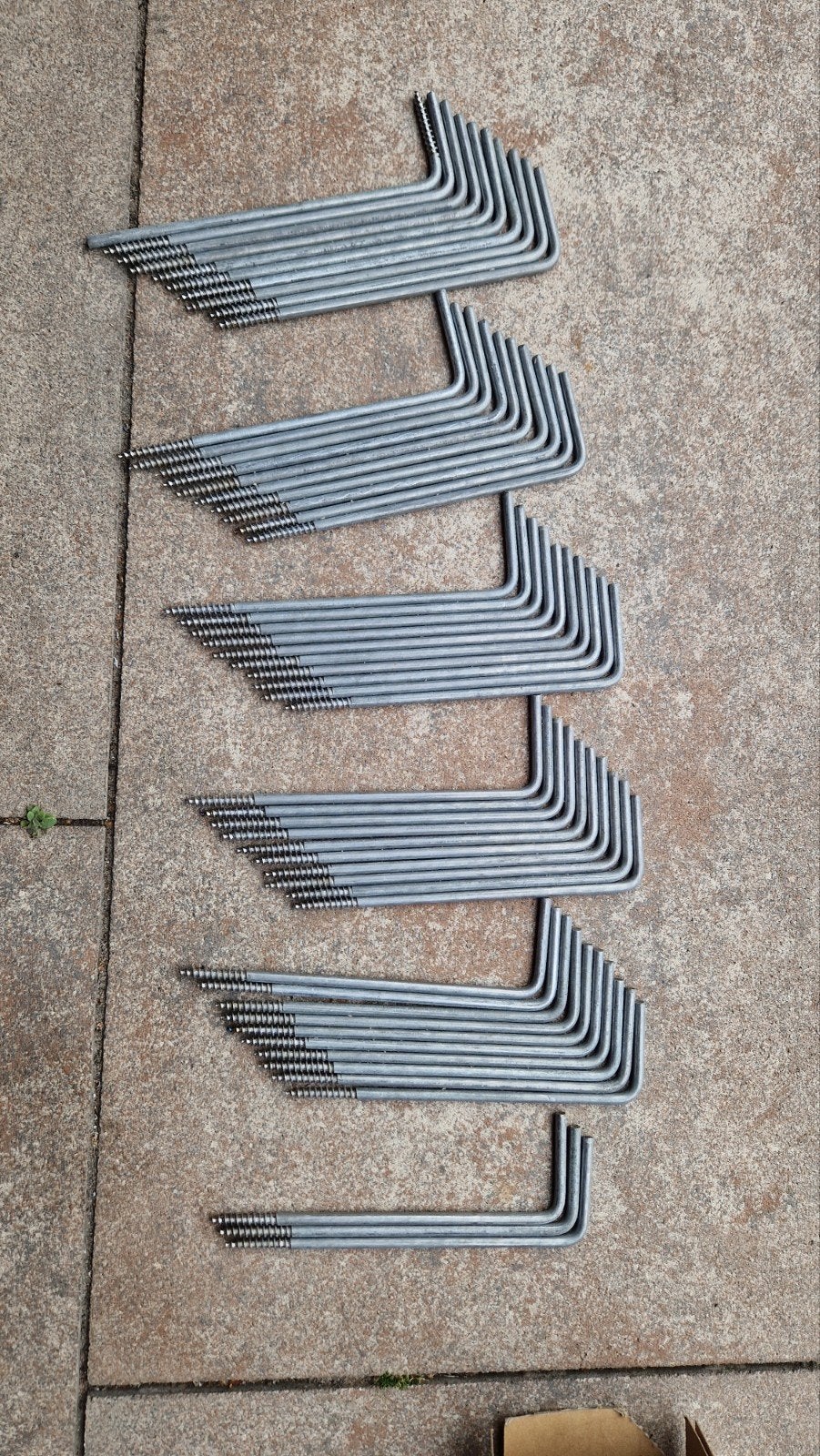 53 kozijnankers 200x50x6.0, Ophalen of Verzenden, Nieuw, 100 tot 250 mm, Overige typen