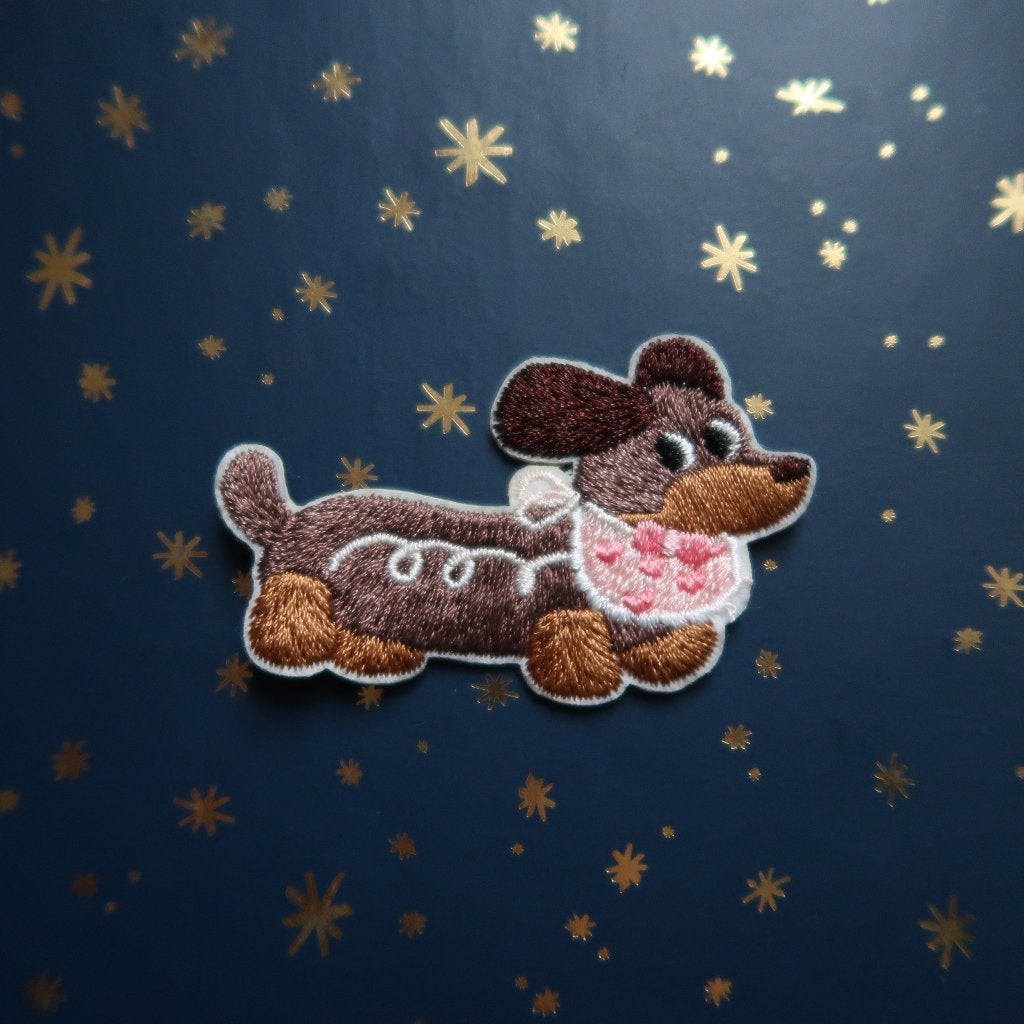 Hond opstrijkplaatje Patch Badge Applique, Hobby en Vrije tijd, Verzenden, Nieuw, Overige applicaties