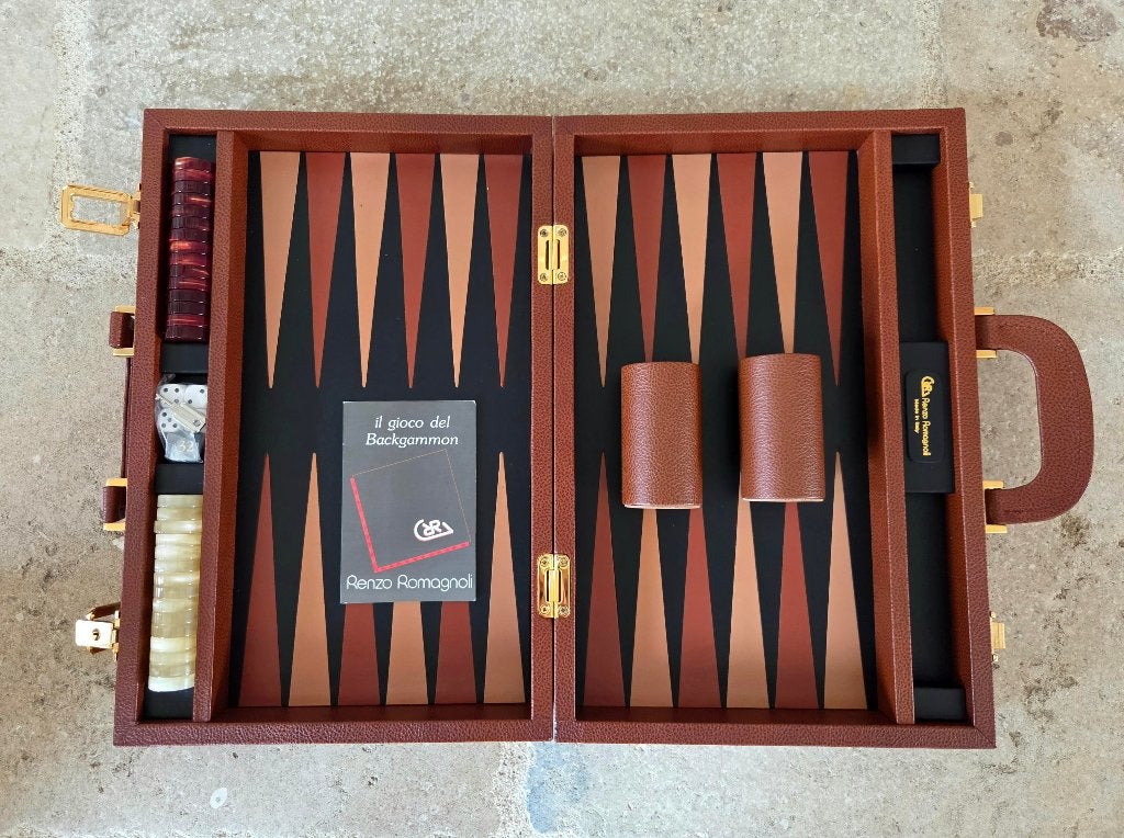 Backgammon Renzo Romagnoli, Hobby en Vrije tijd, Ophalen of Verzenden