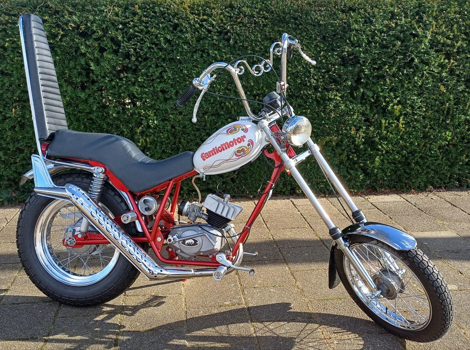 Unieke Fantic Chopper Brommer - Klassieker, Fietsen en Brommers, Maximaal 45 km/u, 49 cc, 4 versnellingen, Ophalen
