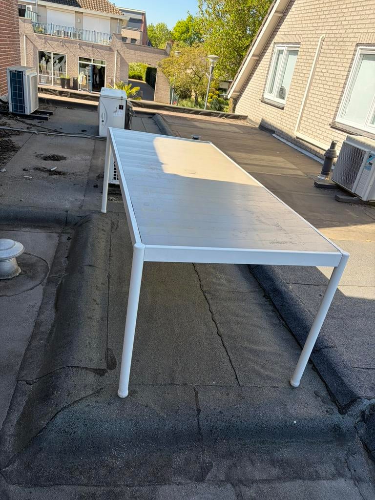 Tuintafel, Tuin en Terras, Tuintafels, Ophalen, Zo goed als nieuw, Rechthoekig, Hout