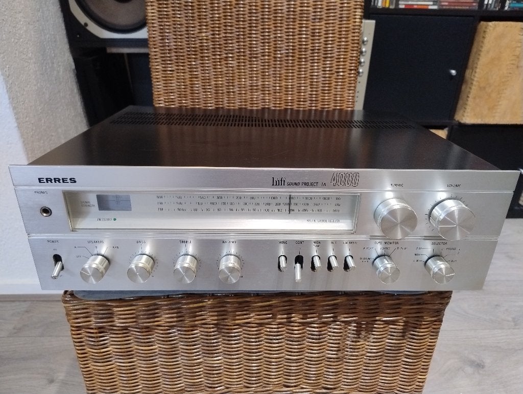Erres Hifi Sound Project TA 4000 receiver, Overige merken, Gebruikt, Ophalen of Verzenden, Minder dan 60 watt