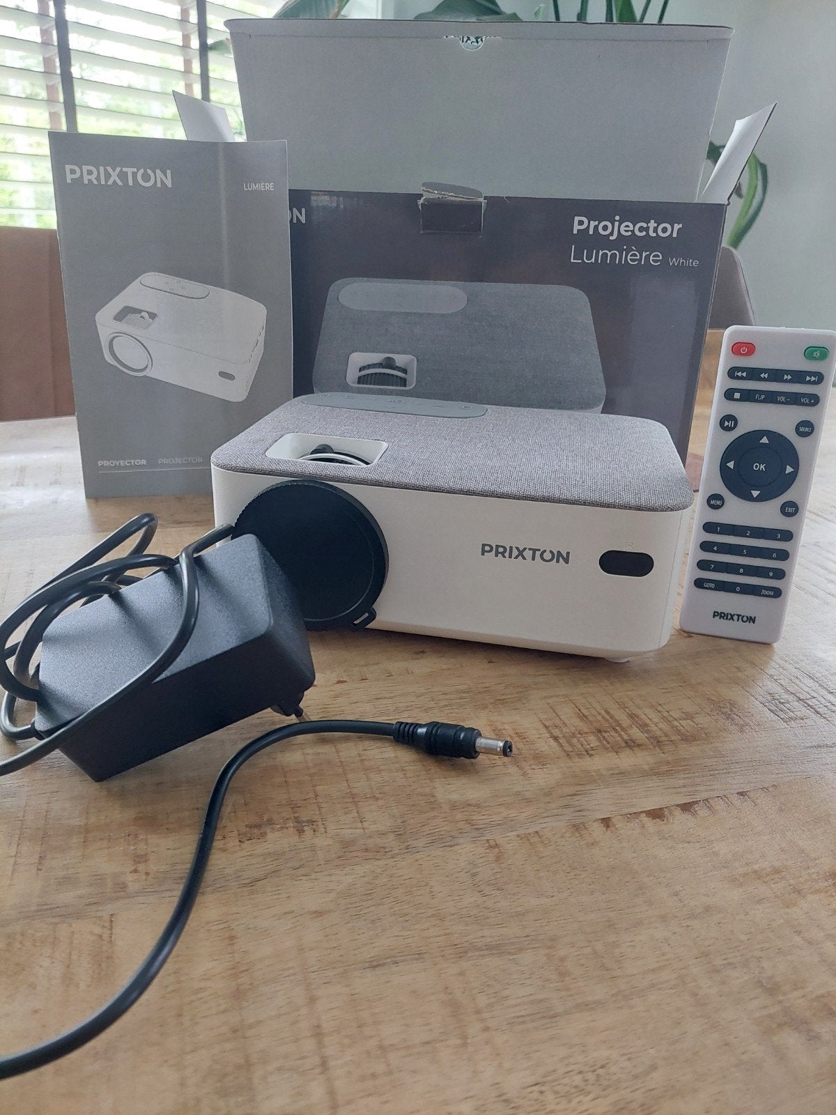 Prixton Lumière White Projector - Zo goed als nieuw, Overige technologieën, Prixton, Ophalen of Verzenden, Zo goed als nieuw
