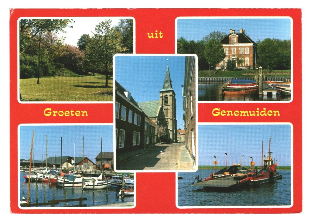 42051 Genemuiden 680 Ov Gelopen met Postzegel