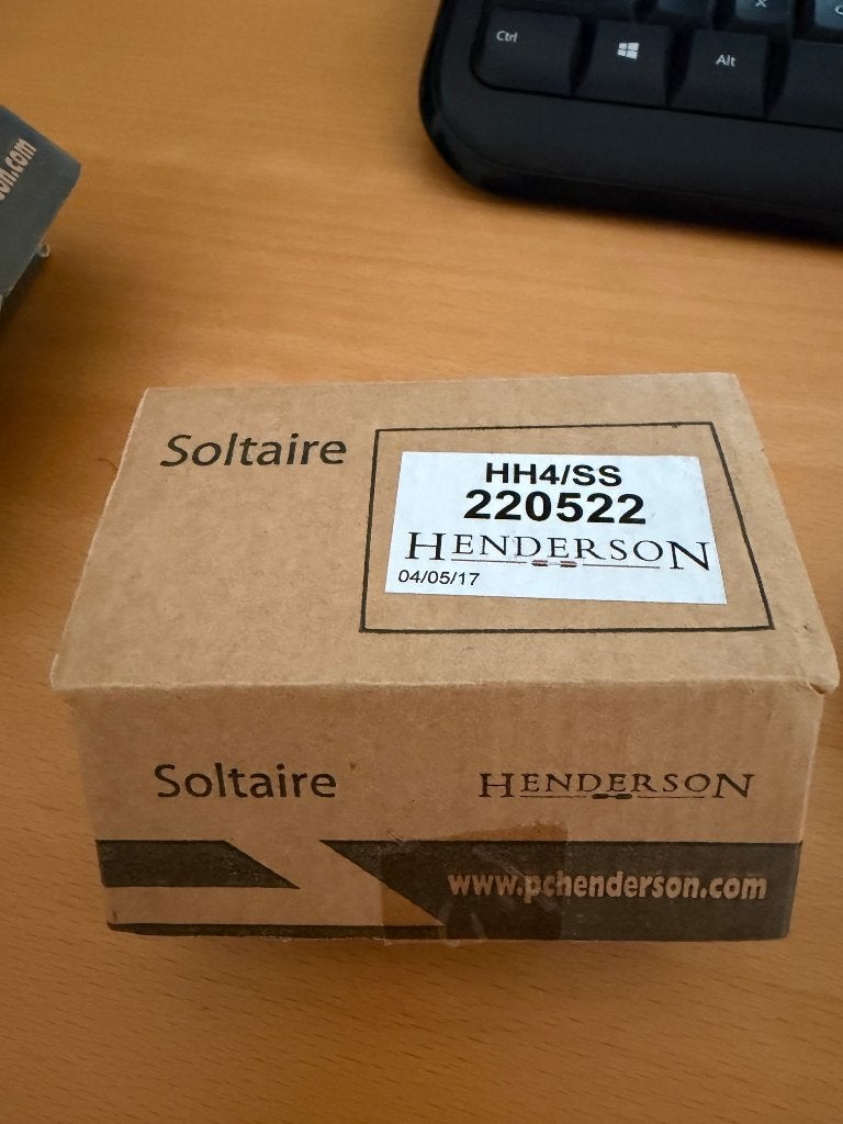 Henderson schuifdeur stop Soltaire, Verzenden, Nieuw, Rvs, Overige typen