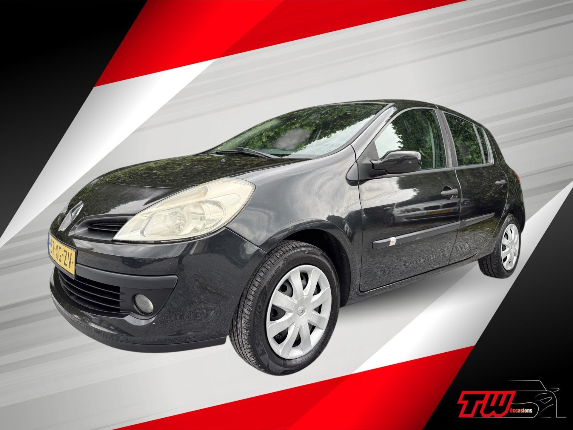 Renault Clio 1.4 Dynamique |NWE APK|AIRCO|CRUISE|EXPORT/HAND, Auto's, Voorwielaandrijving, Gebruikt, 4 cilinders, Zwart