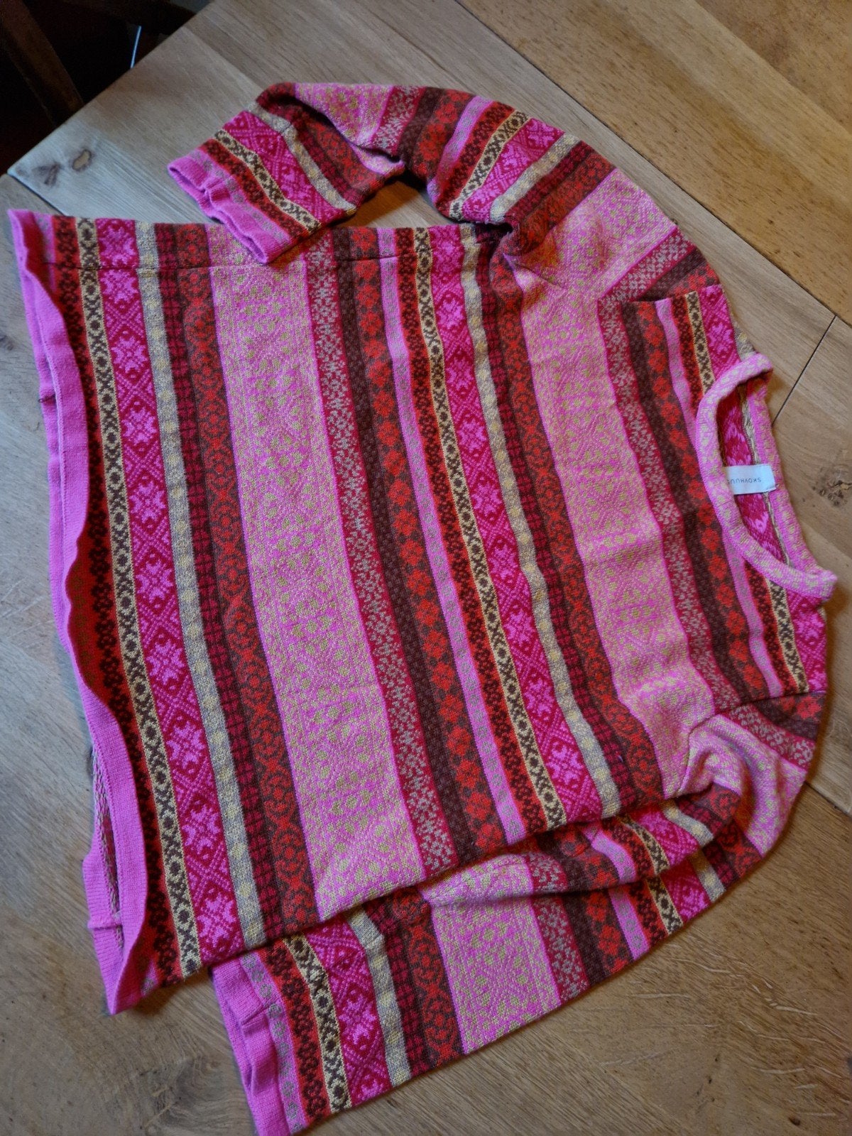 NOORSE TRUI PATCHWORK MAAT XL SKOVHUUS, Kleding | Dames, Truien en Vesten, Maat 46/48 (XL) of groter, Ophalen of Verzenden, Zo goed als nieuw