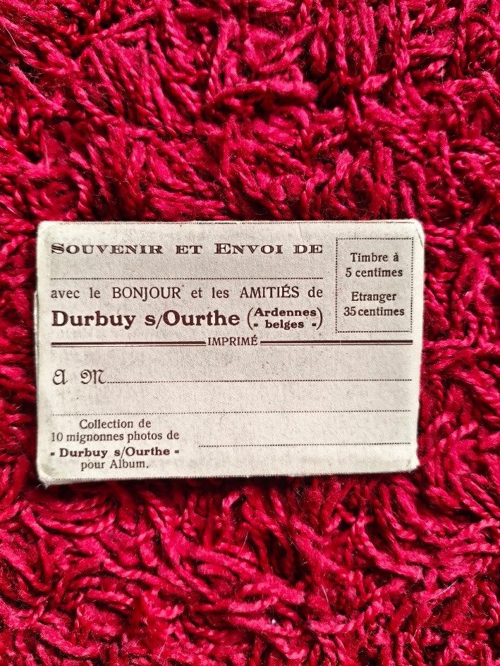 Leporello fotoboekje Durbuy België, Verzamelen, Foto's en Prenten, Gebruikt, Foto, Ophalen of Verzenden, Voor 1940