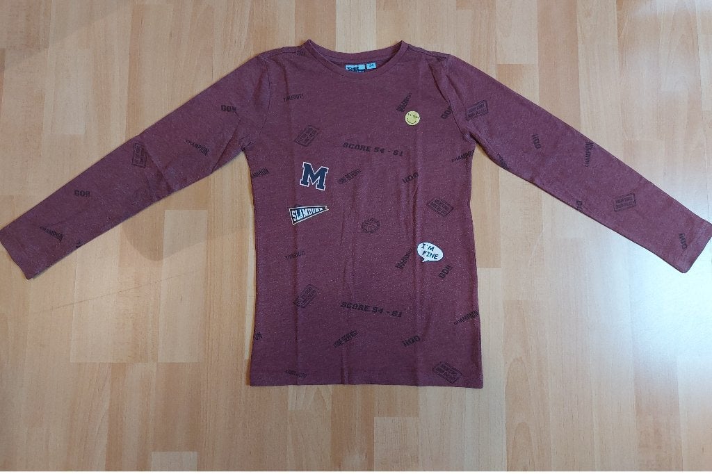 Bordeaux rood longsleeve *Scamps & Boys*, Gebruikt, Shirt of Longsleeve, Jongen, Scamps & Boys