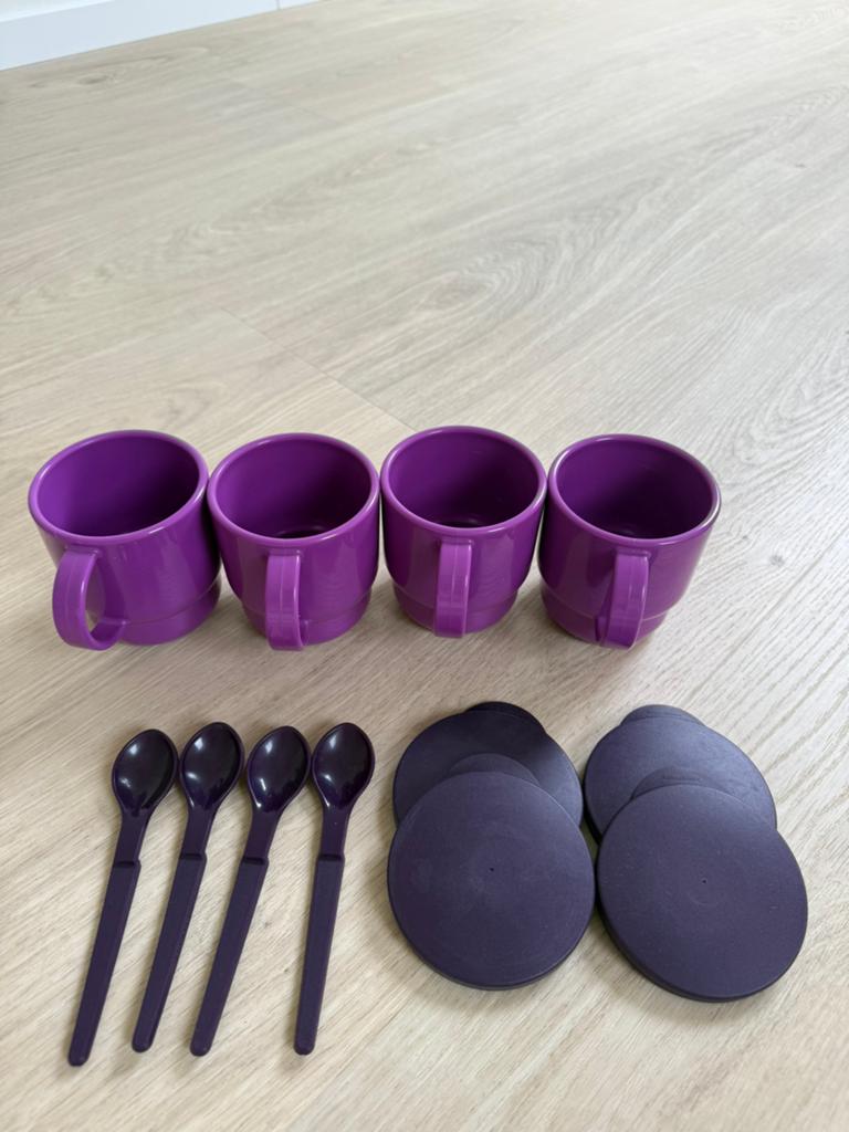 Tupperware mokken set nieuw, Ophalen of Verzenden, Nieuw, Beker of Kan