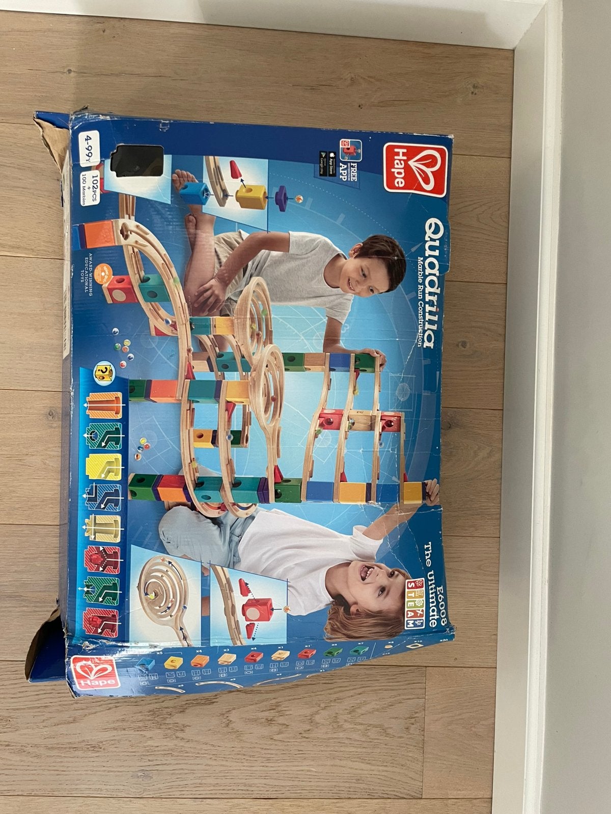 Hape Quadriilla knikkerbaan, Ophalen, Gebruikt, Jongen of Meisje