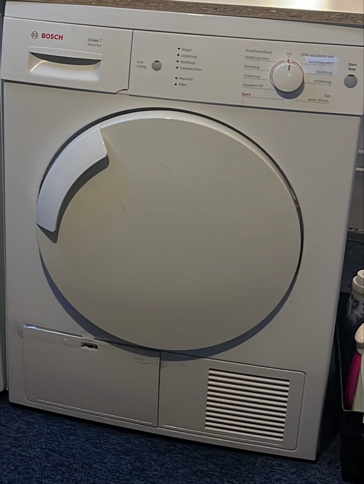 Bosch Maxx 7 Sensitive Condensdroger, Witgoed en Apparatuur, Wasdrogers, Ophalen, 6 tot 8 kg, Gebruikt, Voorlader