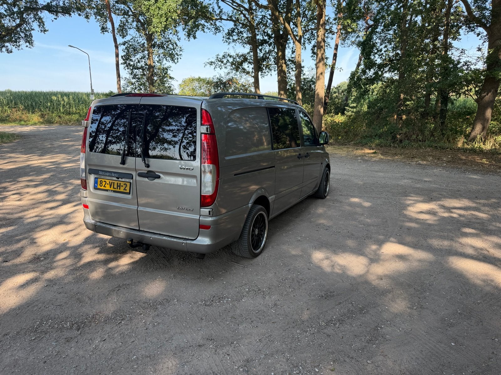 Mercedes-Benz Vito 3.0 CDI 120 DC AUT 2008, Automaat, Zwart, Automatische klimaatregeling, 1905 kg
