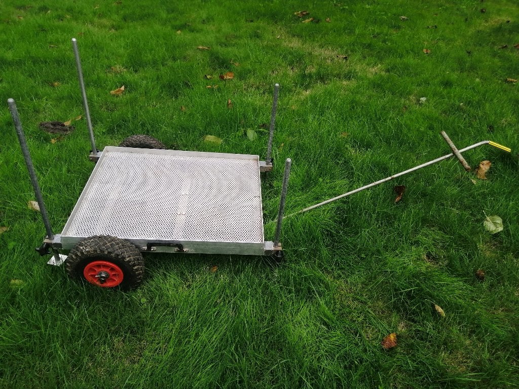 ZGAN aluminium viskar/visvlonder met toebehoren, Watersport en Boten, Ophalen, Zo goed als nieuw, Overige typen
