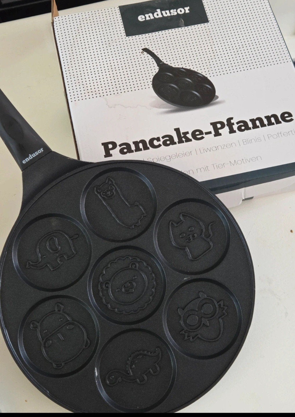 Endusor Pannenkoekenpan met Dierenmotieven, Witgoed en Apparatuur, Onderdelen en Toebehoren, Nieuw, Ophalen of Verzenden
