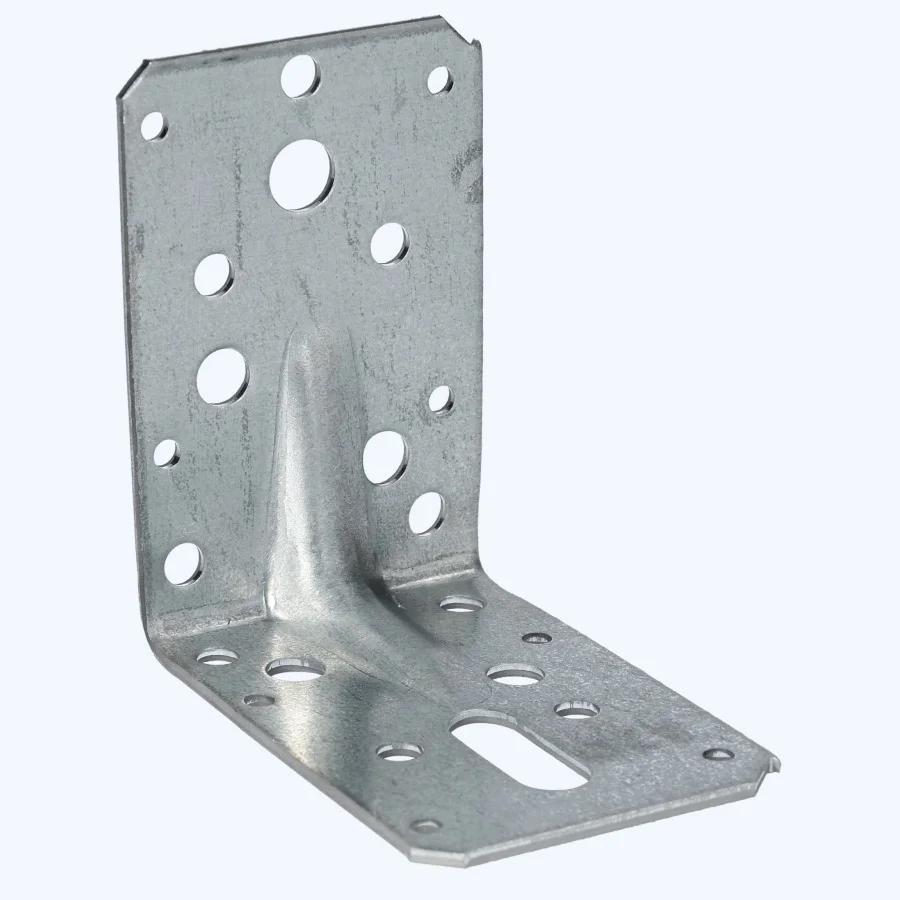 Stalen hoekankers met ril 90x90mm dik:2.5mm, Ophalen of Verzenden, Nieuw, 250 mm of meer