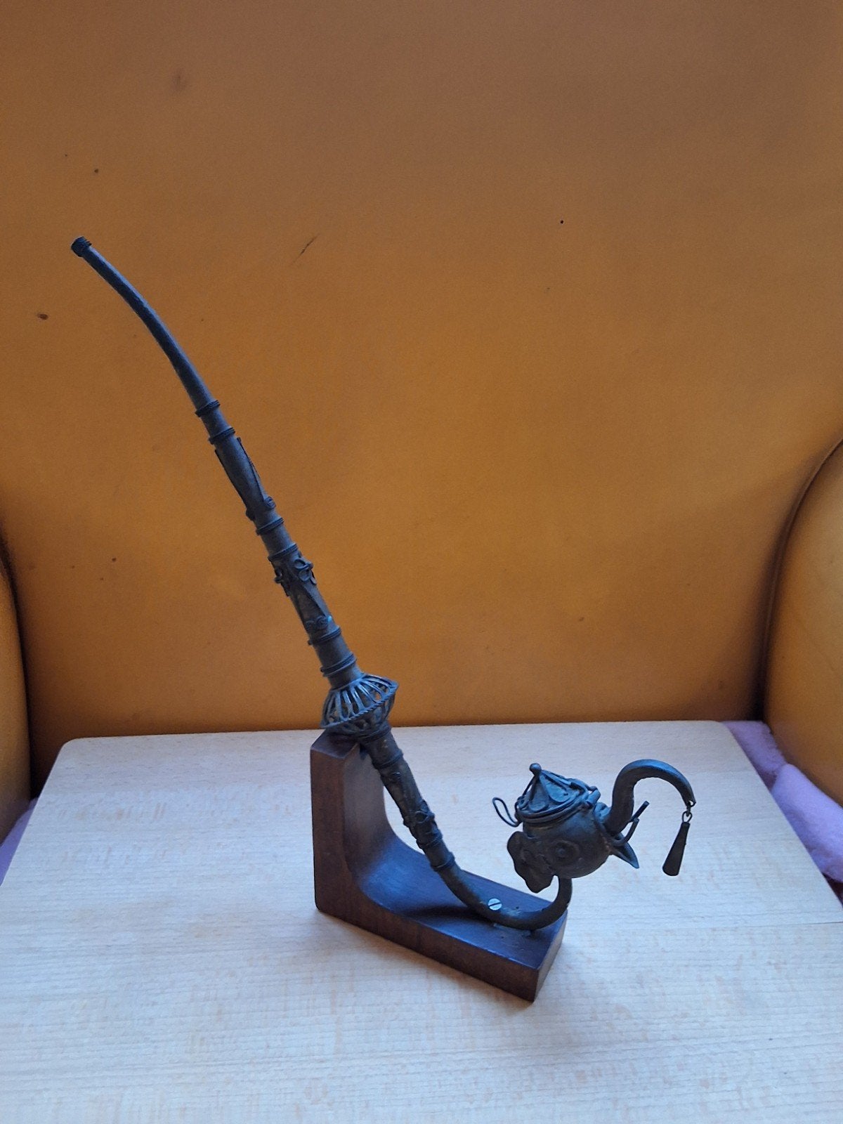 Antieke Chinese rituele Pijp met Olifantenkop, Ophalen of Verzenden