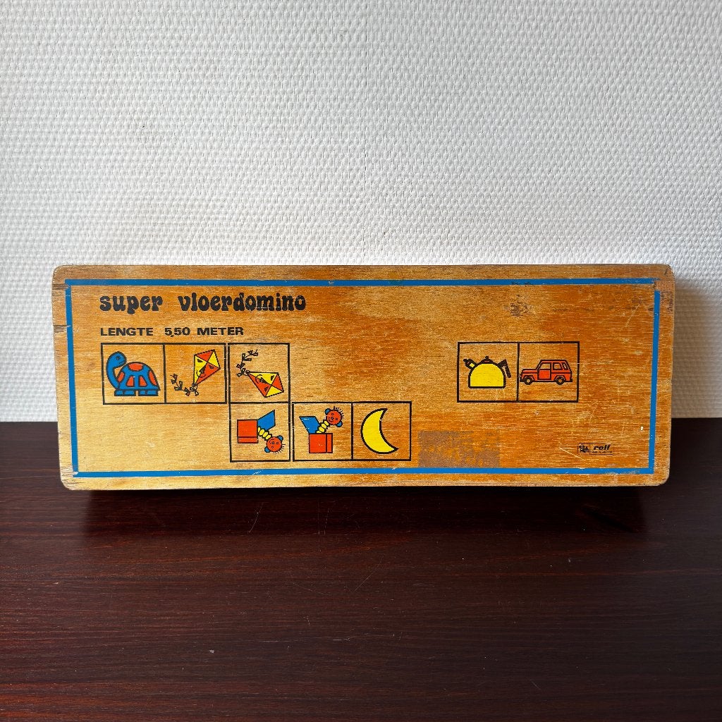 Houten Speelgoed Rolf Super Vloer Domino, Vloerdomino, Kinderen en Baby's, Speelgoed | Educatief en Creatief, Ophalen of Verzenden