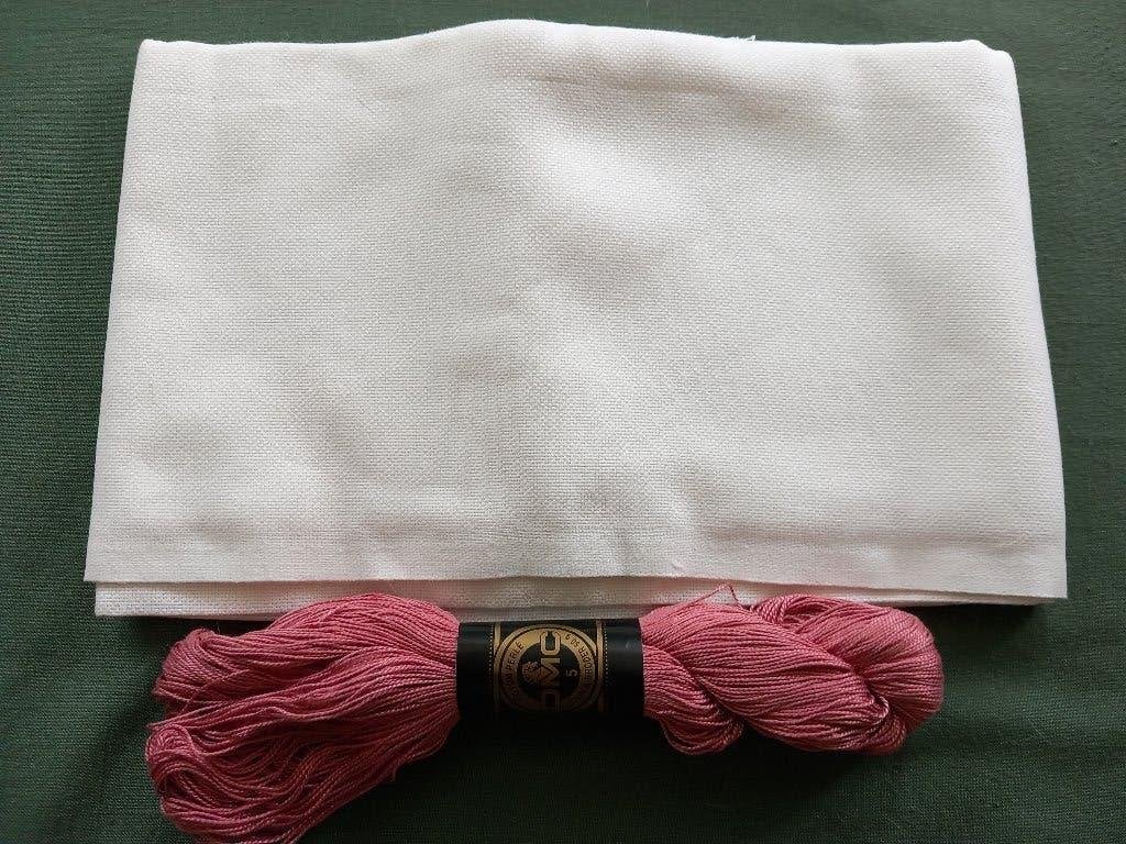 Stof en borduurgaren voor Hardanger borduren., Ophalen of Verzenden, Nieuw, Borduurgaren of Zijde