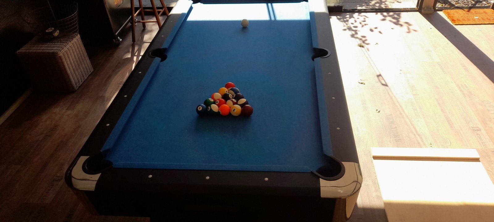 Buckshot Pooltafel - Zo goed als nieuw, Sport en Fitness, Biljarten en Poolen, Ophalen, Zo goed als nieuw, Pooltafel