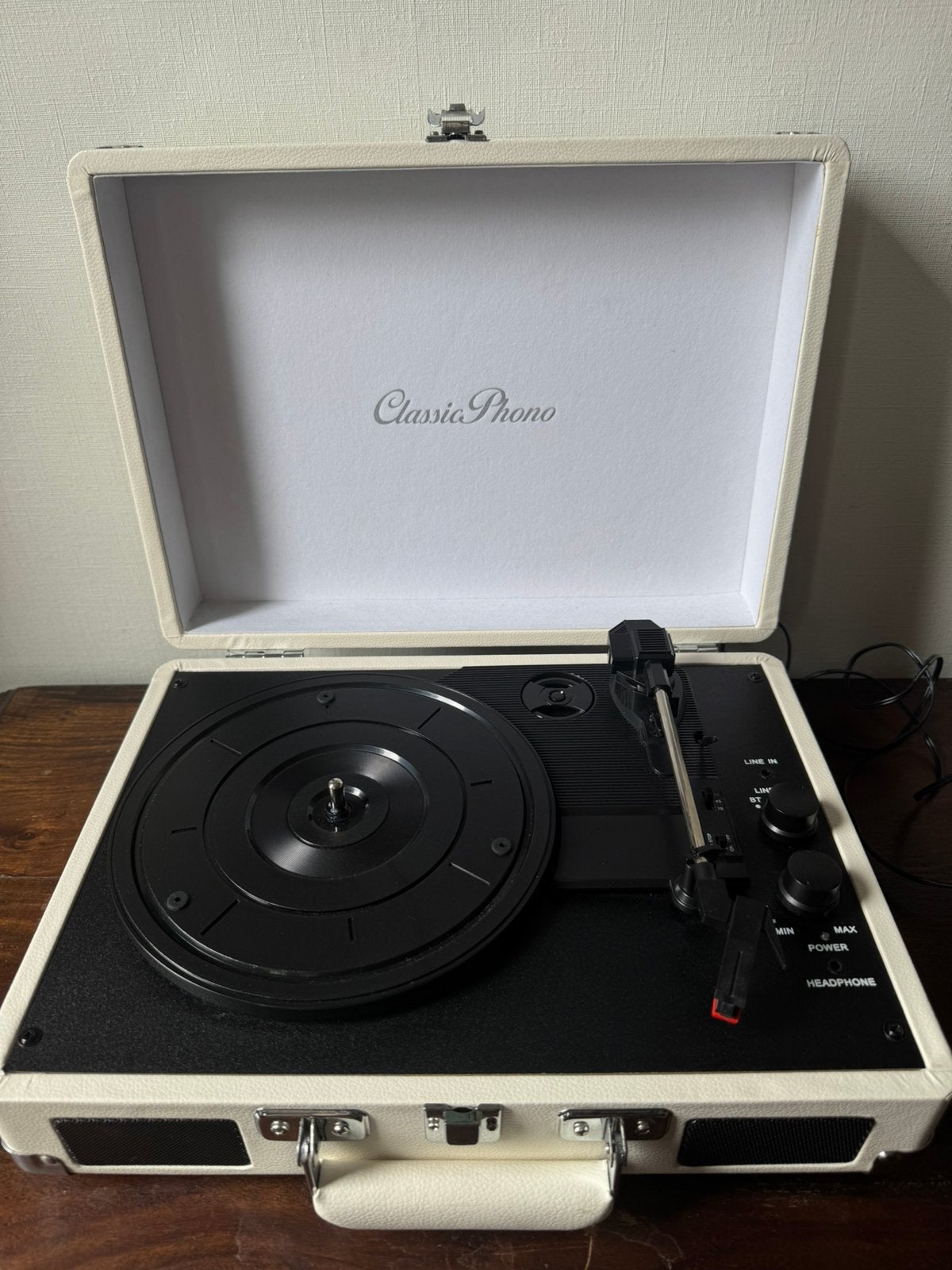 Lenco Classic Phono TT-11WH platenspeler – BT 33/45/78, Audio, Tv en Foto, Ophalen of Verzenden, Gebruikt, Platenspeler, Overige merken