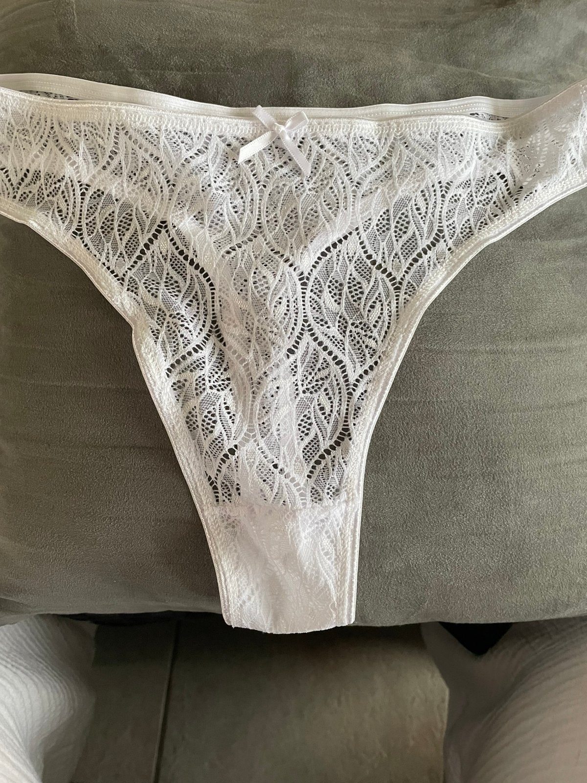 Witte string 1 xl, Kleding | Dames, Ondergoed en Lingerie, Verzenden, Wit, String