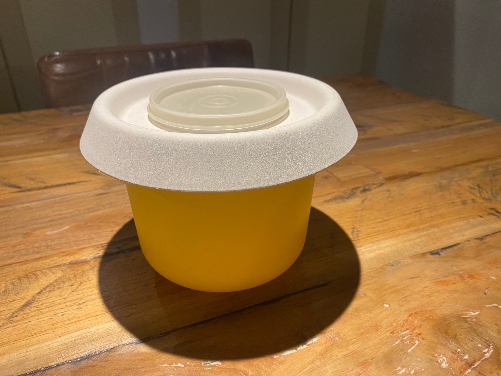 Tupperware mengkom, Huis en Inrichting, Ophalen of Verzenden, Geel, Overige typen