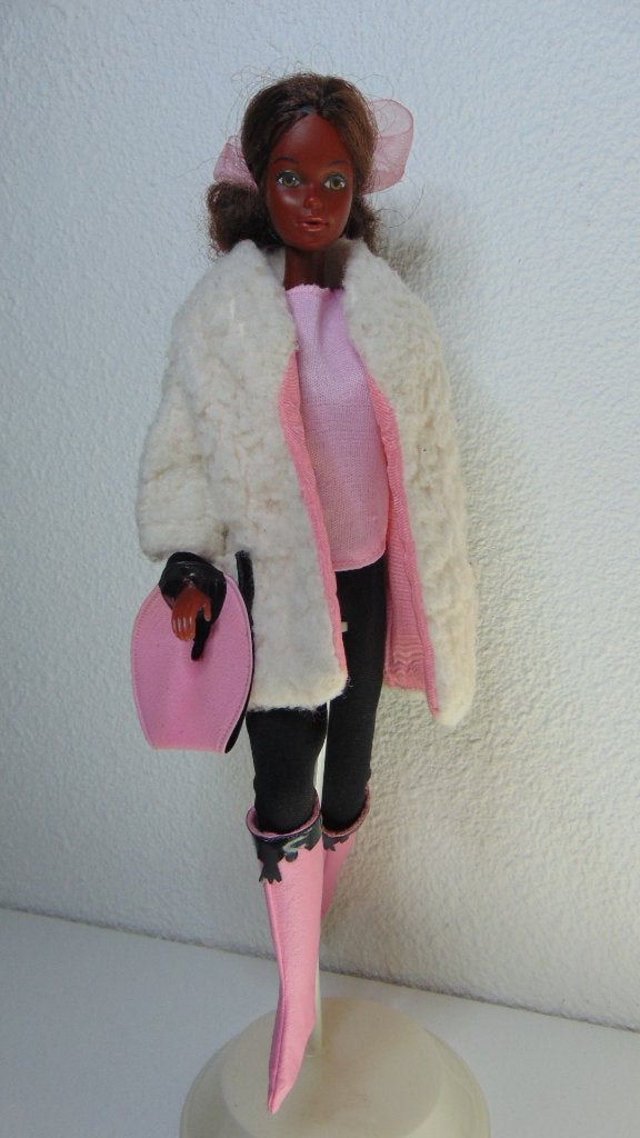 Barbie outfit Lamb N Leather 1970, Ophalen of Verzenden, Gebruikt, Kleertjes