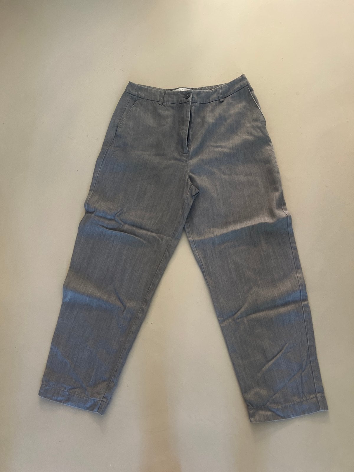 YAYA Dames Broek Maat 38/40 (M) Grijs, Maat 38/40 (M), Ophalen of Verzenden, Zo goed als nieuw, Driekwart