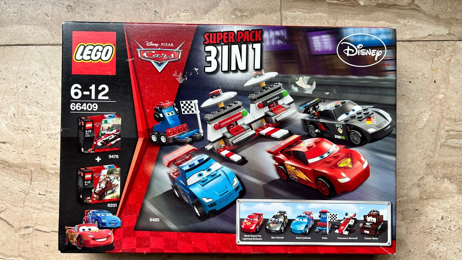 LEGO Disney Pixar Cars Super Pack 3 in 1 - Set 66409, Overige thema's, Lego, Nieuw, Ophalen of Verzenden