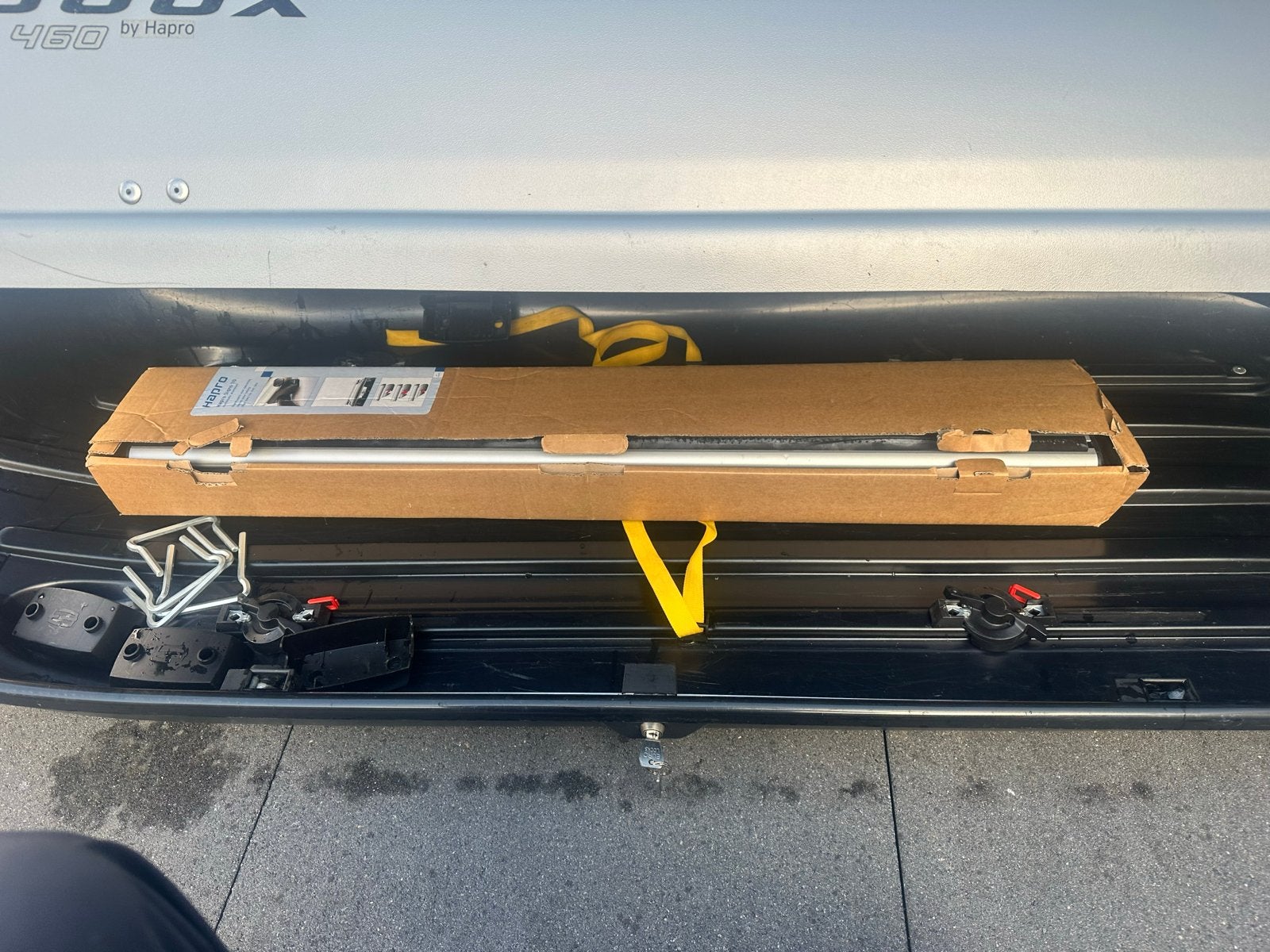 Hapro Probox 460 Dakkoffer met Signo Dakdragers, Ophalen of Verzenden, Zo goed als nieuw