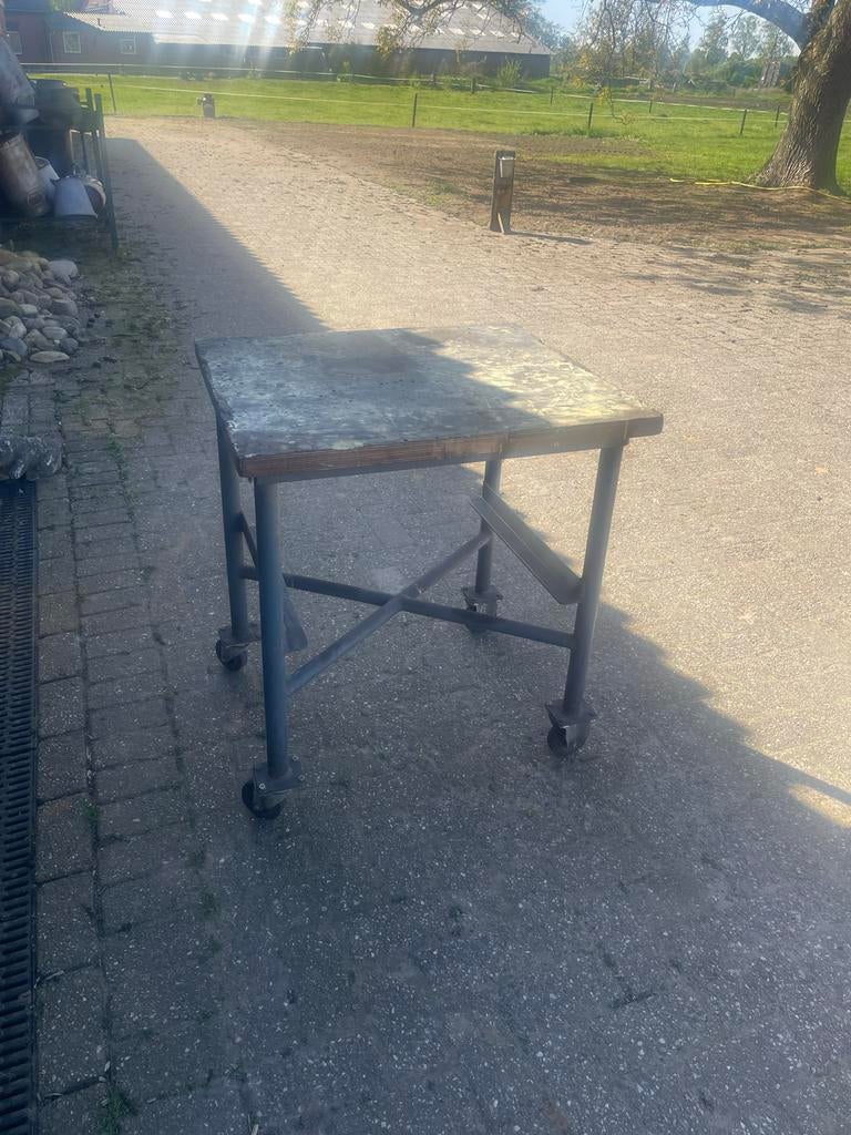 Verrijdbare Werktafel - Robuust en Handig, Doe-het-zelf en Verbouw, Werkbanken, Ophalen, Gebruikt, 70 tot 120 cm