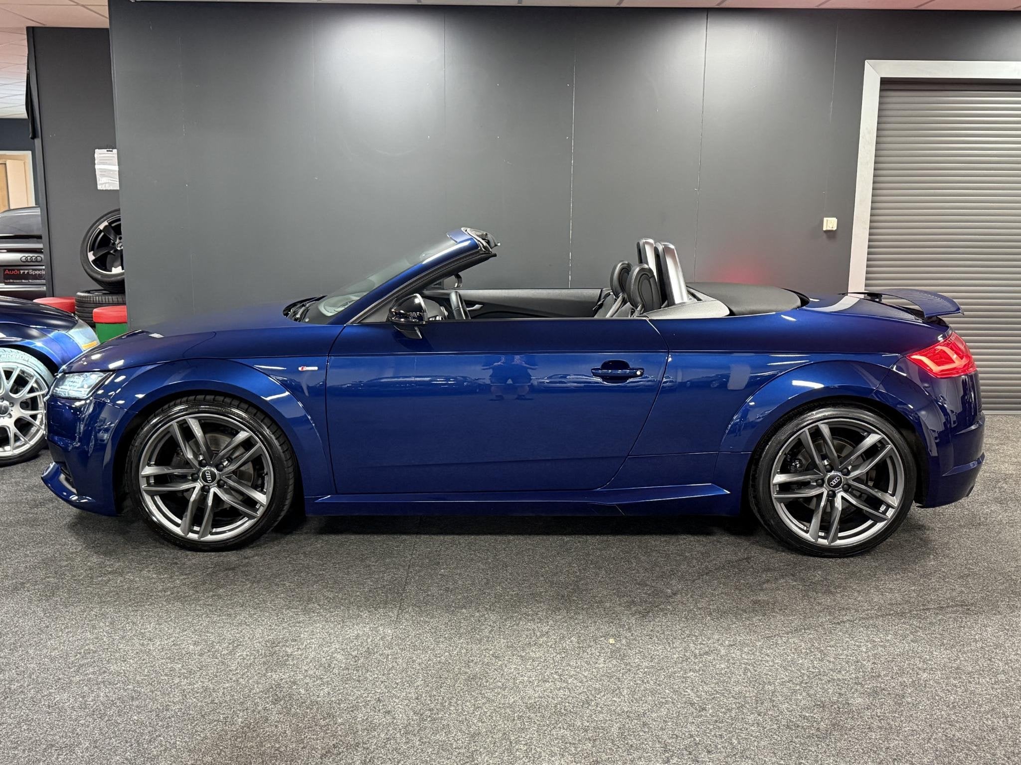 Audi TT Roadster 2.0 TFSI Pro Line S 3x S-Line Virtual B&O, Auto's, Gebruikt, Blauw, Leder, 2 stoelen