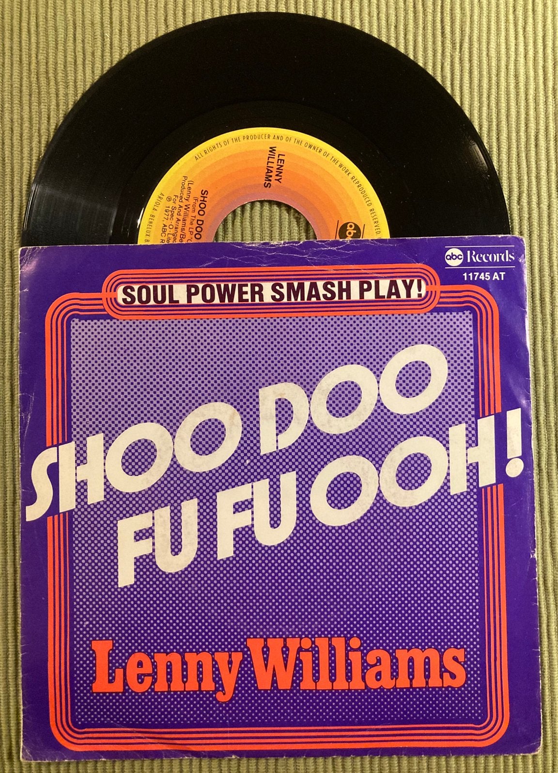 Vinyl single Lenny Williams - Shoo Doo Fu Fu Ooh!, Gebruikt, 7 inch, Ophalen of Verzenden, Overige typen