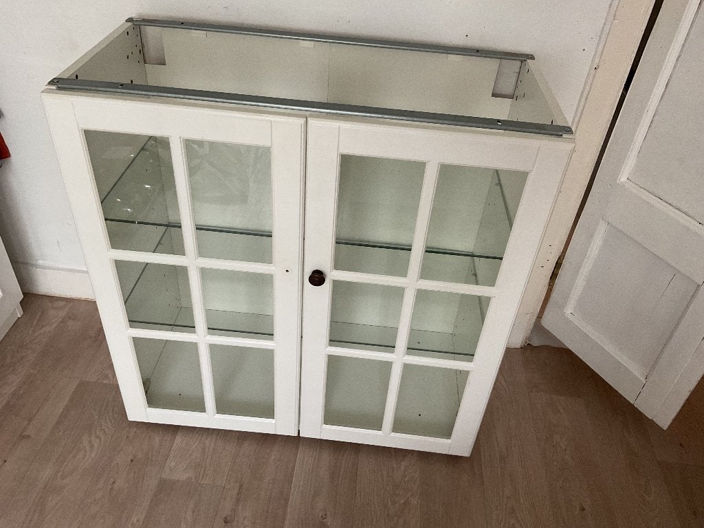 Ikea Keukenkast met  Stendsund vitrine deuren, Met deur(en), Zo goed als nieuw, Minder dan 100 cm, 25 tot 50 cm
