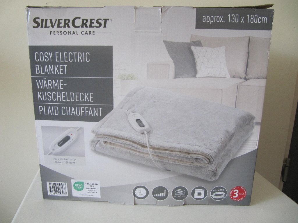 Zachte elektrische deken / knuffeldeken z.g.a.n., Eenpersoons, Overige typen, Ophalen of Verzenden, Zo goed als nieuw