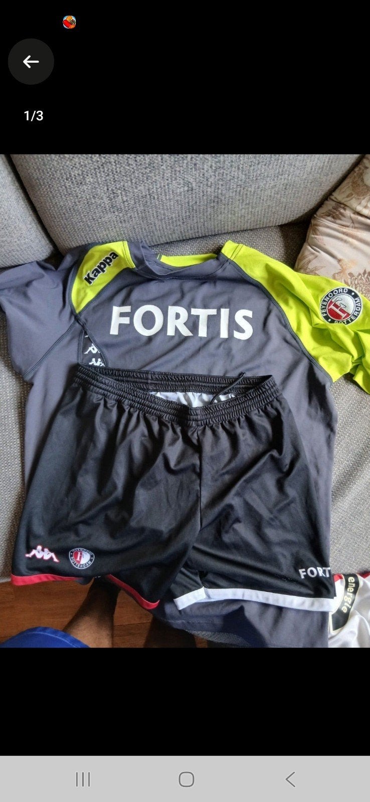 Feyenoord trainingsset (shirt en broekje) - Maat M, Ophalen of Verzenden