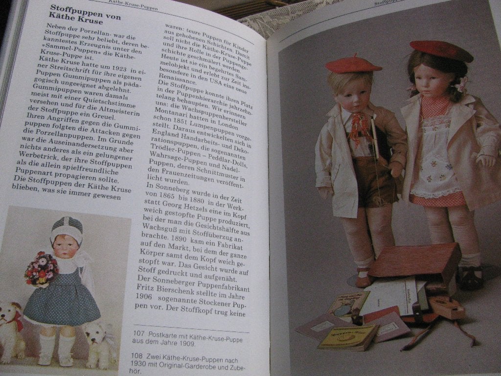 Poppenboek - / Poppen Boek met o.a Käthe Kruse Pop, Verzenden, Gebruikt, Overige typen