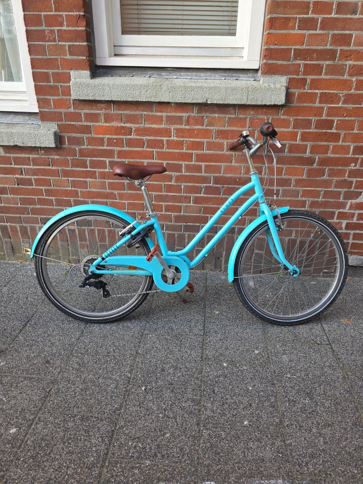 Btwin elops 500 meisjesfiets 24 inch with 6 gears, Ophalen, Zo goed als nieuw, 24 inch