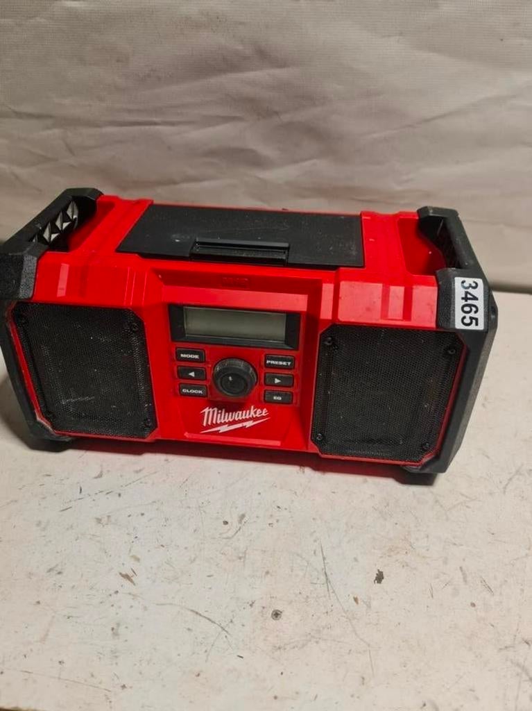 Milwaukee m18 accu bouwradio, Audio, Tv en Foto, Radio's, Ophalen of Verzenden, Milwaukee, Bouwradio, N.v.t