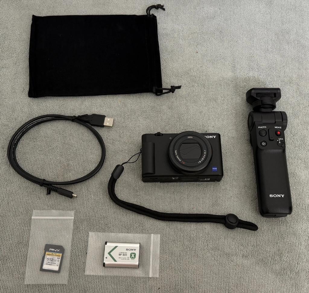 Sony ZV-1 20.1MP 4K Camera voor Vloggers & Creators, Audio, Tv en Foto, Fotocamera's Digitaal, Compact, Ophalen of Verzenden, Zo goed als nieuw
