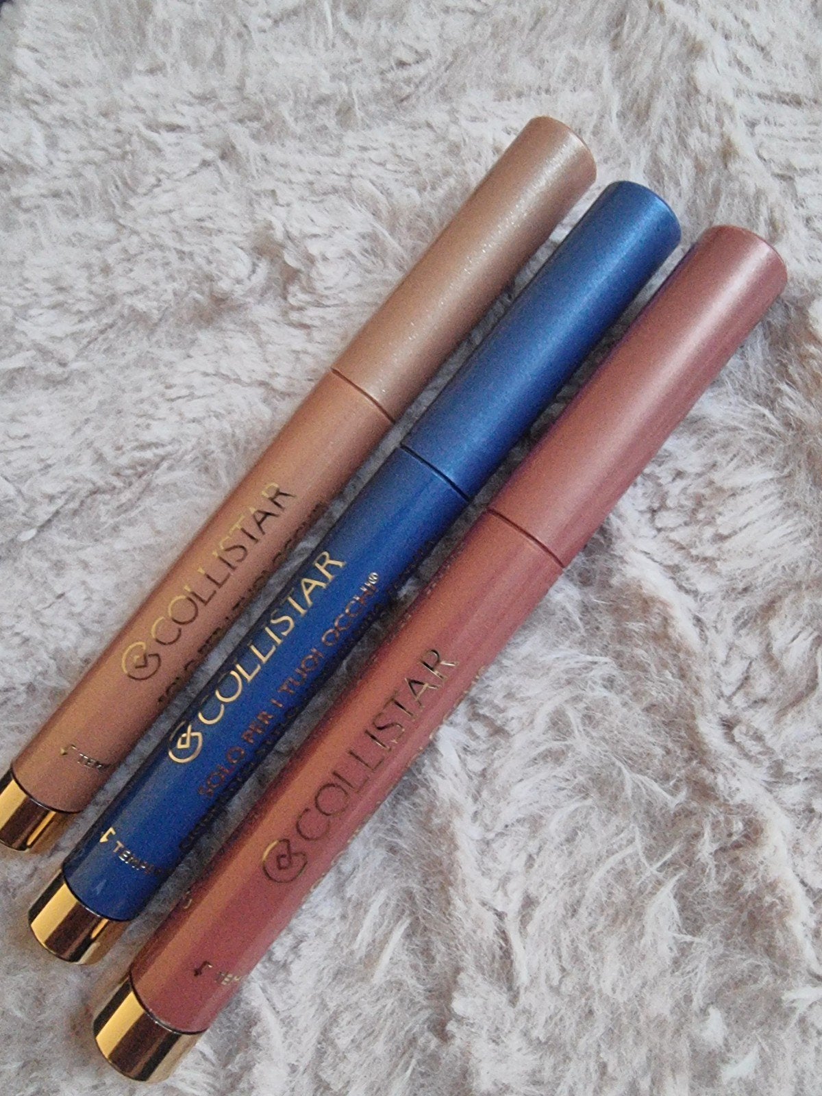 Collistar long lasting eyeshadows sticks nr 3,9 en 4 nieuw, Verzenden, Nieuw, Overige kleuren, Handen en Nagels