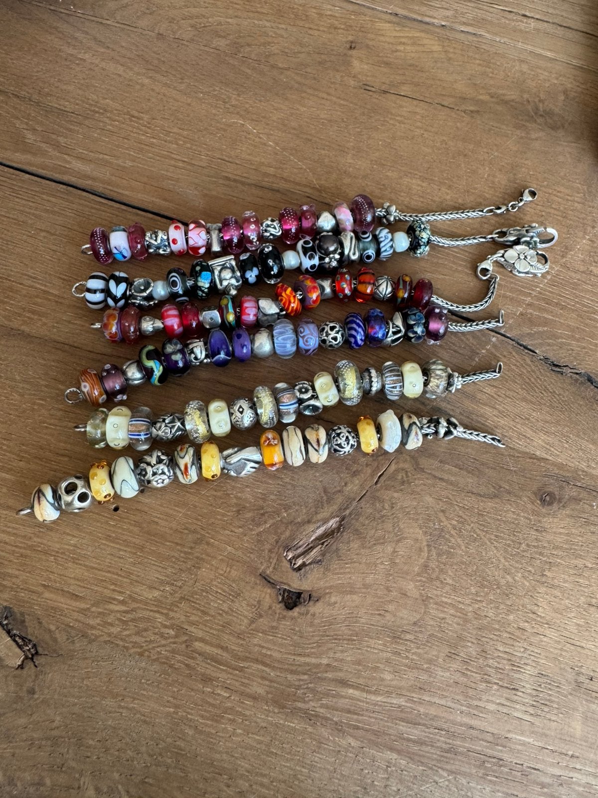 Verschillende trollbeads, Ophalen of Verzenden, Zo goed als nieuw, Zilver, Trollbeads