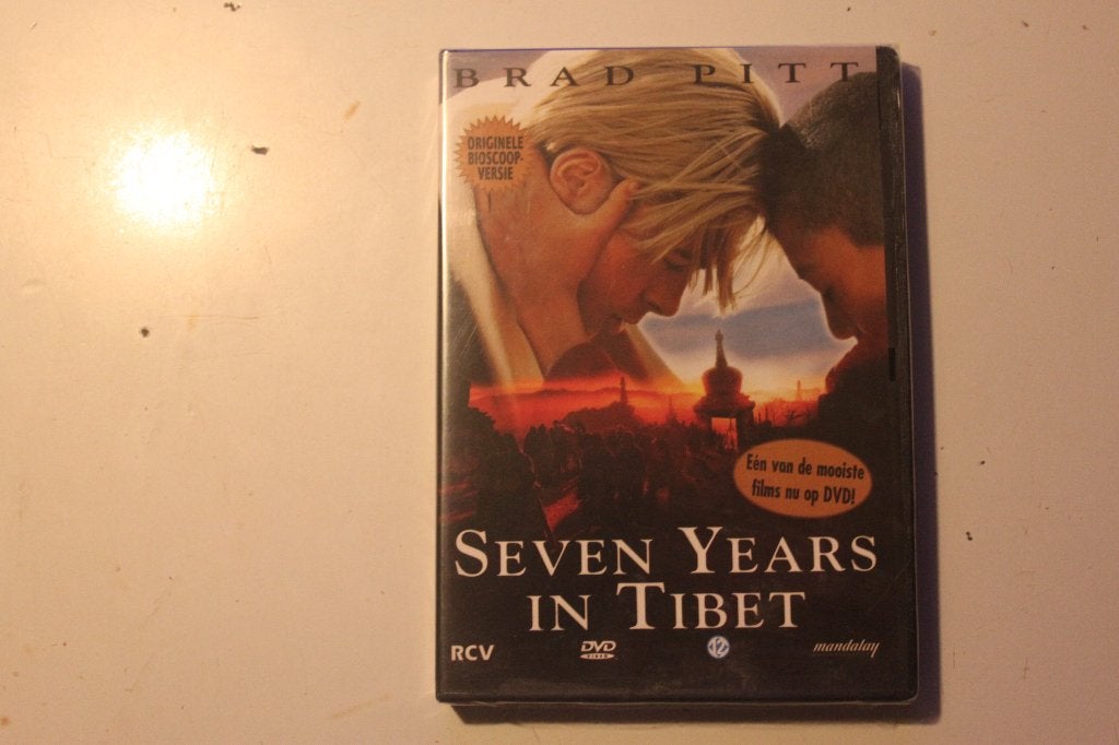 801a - dvd - seven years in tibet - brad pitt, Alle leeftijden, Ophalen of Verzenden, Gebruikt