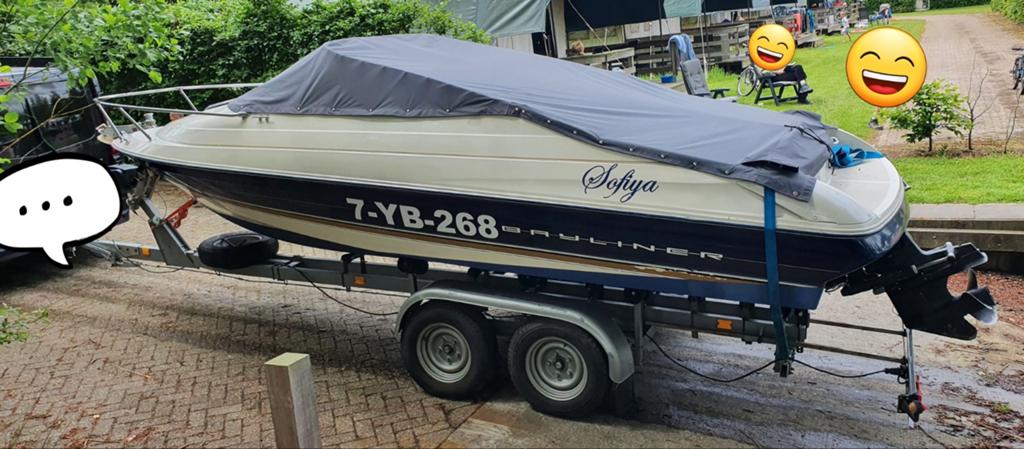 Bayliner Capri Cuddy 2052 met gereviseerde motor en trailer, Ophalen, Gebruikt, Binnenboordmotor, 120 tot 200 pk