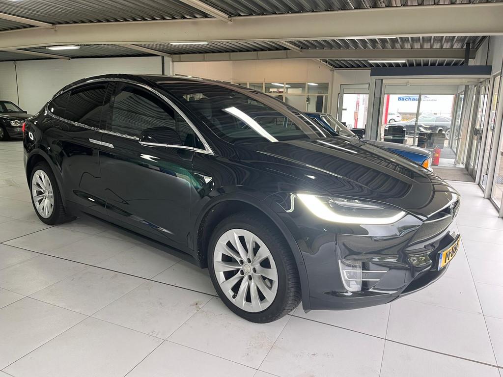 Tesla Model X 90D Base 6 Persoons - Trekhaak 2.250 Kg, Automaat, Model X, Gebruikt, 124 €/maand
