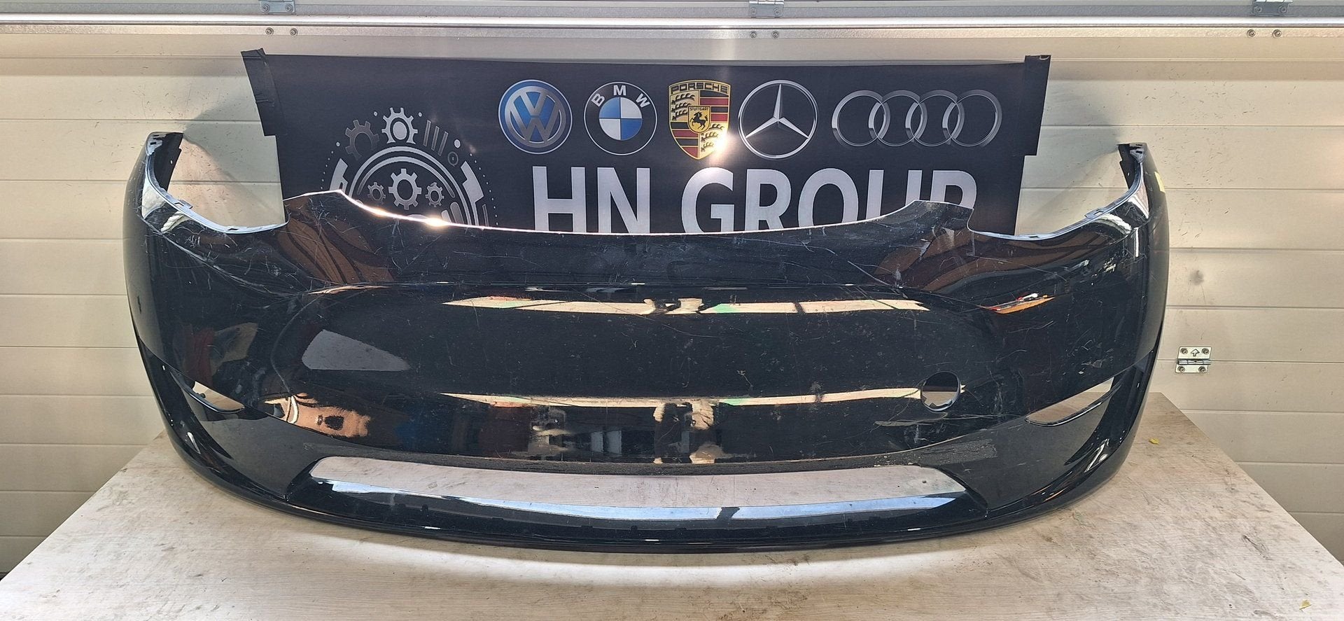 Tesla Model 3 voorbumper, Gebruikt, -, -, Ophalen of Verzenden