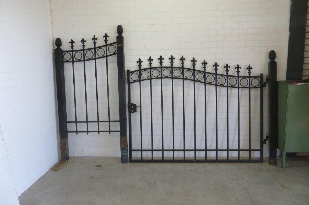 Sierpoort   totale breedte ca. 337 cm, Tuin en Terras, Ophalen, Met poort, Gebruikt, Sierhekwerk