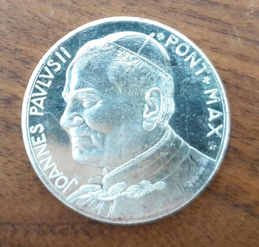 Penning Pope Paus Joannes Paulus II Pont Max - Vaticaan, Ophalen of Verzenden, Overige materialen